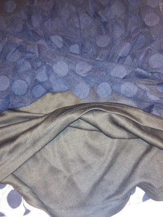 Vestido lunares azul marino talla 40
