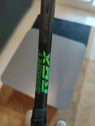 Raqueta de Tenis Negra y Verde Rox hammer Pro 25