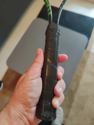 Raqueta de Tenis Negra y Verde Rox hammer Pro 25