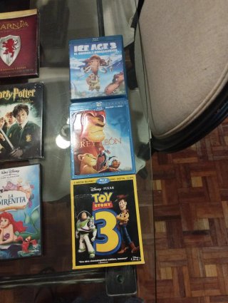 Lote Películas Blu-ray: Ice Age 3, Rey León, Toy S