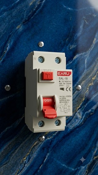 Interruptor Diferencial EARU EAL-18 2 Polos