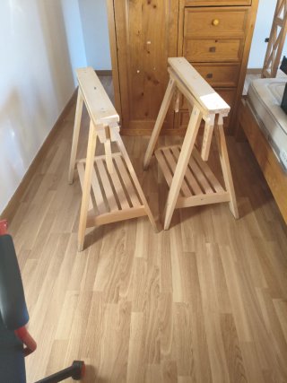 caballetes de mesa ikea.