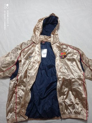 Chaqueta Oro FC Barcelona Vintage Nueva (XXL)