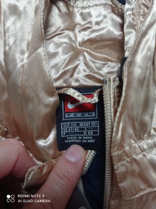 Chaqueta Oro FC Barcelona Vintage Nueva (XXL)