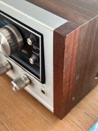 Receptor Estéreo Pioneer SX-737 Plata/Madera
