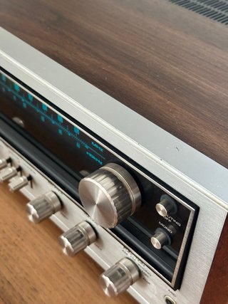 Receptor Estéreo Pioneer SX-737 Plata/Madera