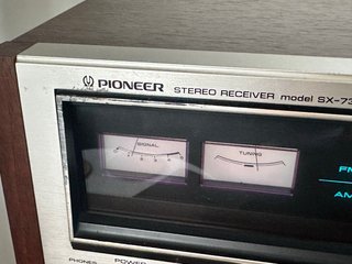 Receptor Estéreo Pioneer SX-737 Plata/Madera