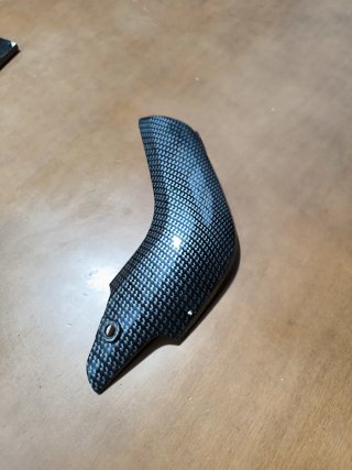 Tapa Escape Honda CBR 600 RR PC40 Carbono