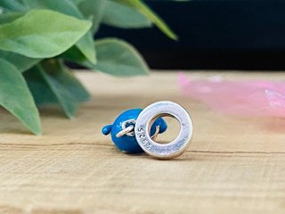 Charm Stitch Bailando Hawaii Azul y Verde - Plata