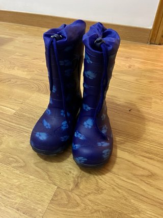 Botas de agua niño luces T.31