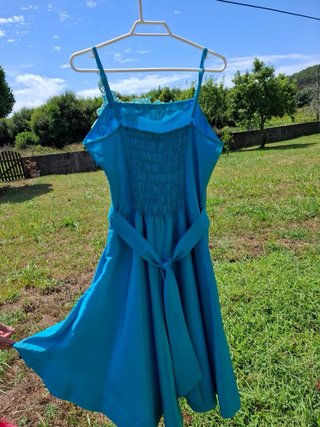 Vestido fiesta azul Lucie collection un uso