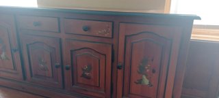 Mueble rústico de madera