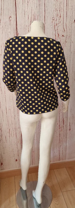Blusa Zara Lunares con Pedrería