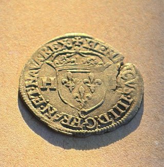 Vecchia moneta francese
