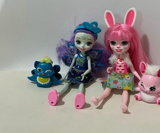 Lote 2 Muñecas Enchantimals Originales Mattel