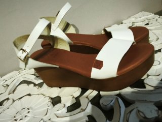 Sandalias Popa blancas Talla 38
