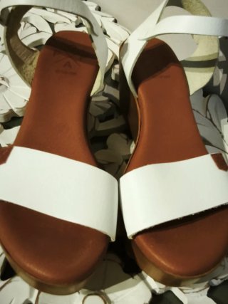 Sandalias Popa blancas Talla 38