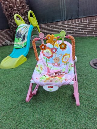 Hamaca bebé Fisher-Price rosa