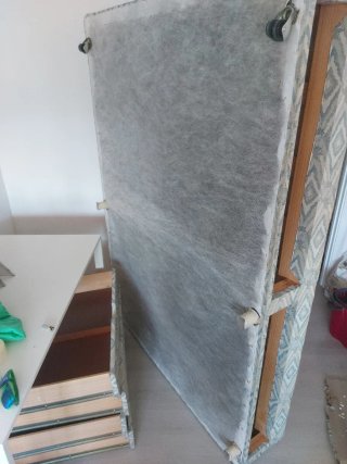 Cama 180 de largo x 135 ancho con almacenaje