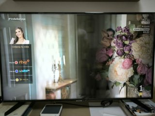 TV Samsung 50” 4K Smart TV con defecto de imagen