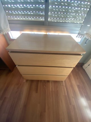 2 Cómodas MALM IKEA Madera Clara