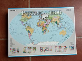 Puzzle Mapa Mundi 1000 Piezas