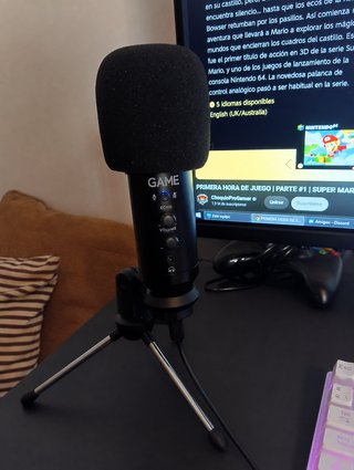Micrófono GAME MIC320 con trípode