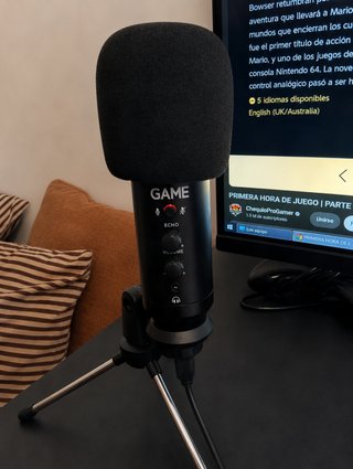 Micrófono GAME MIC320 con trípode