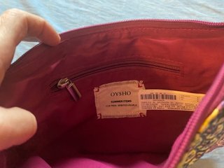 Bolso de mano estampado veraniego