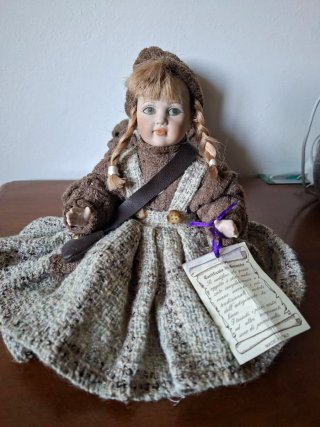 2 Bambole Ceramica Vintage Made in Italy
