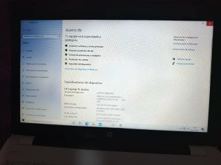 Portátil HP Blanco