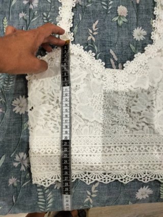 Top encaje blanco verano