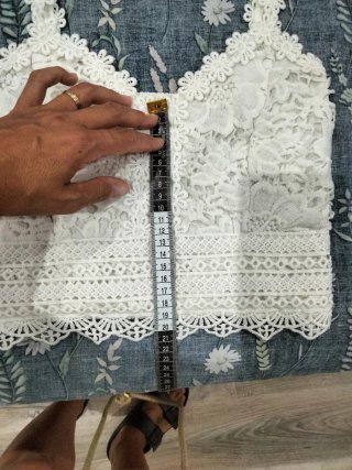 Top encaje blanco verano