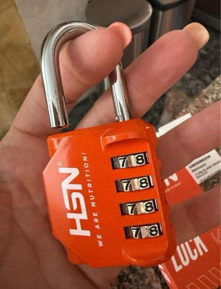 Candado HSN Gym Lock Naranja