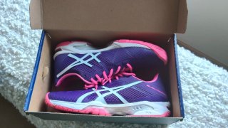 Zapatillas ASICS Morado y Rosa