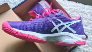 Zapatillas ASICS Morado y Rosa