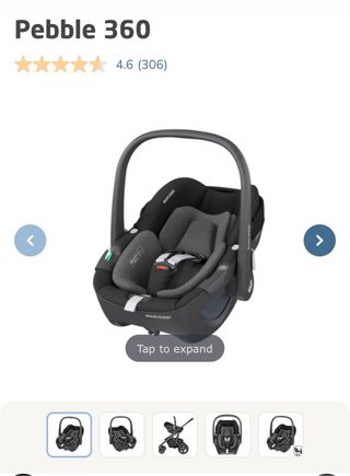 Maxi-Cosi Pebble 360 Silla de coche bebé