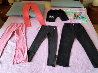 Lotto 14 vestiti bimba 8-9 anni Benetton Okaidi