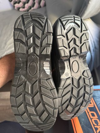 Zapatos de seguridad Black Leather nuevos