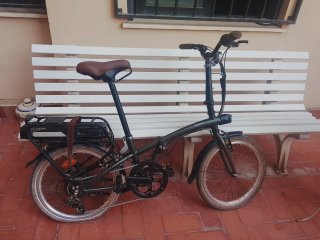 Bicicleta eléctrica plegable