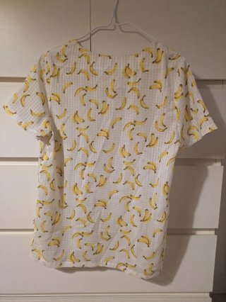 Blusa Kling Estampado Plátanos Talla 2