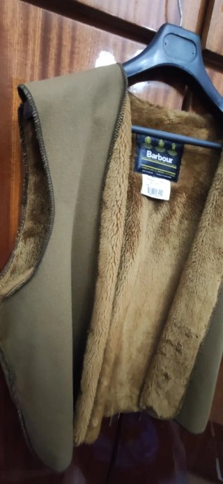 Forro Chaleco Barbour Marrón/Verde