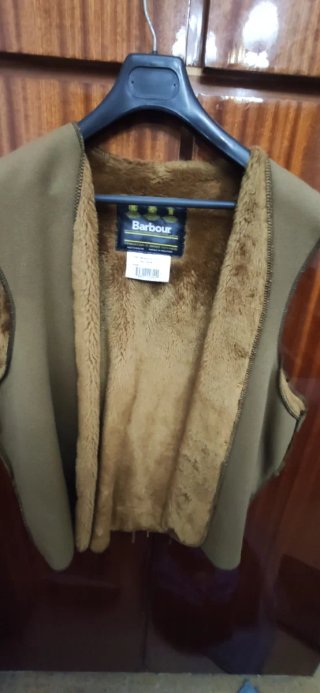Forro Chaleco Barbour Marrón/Verde