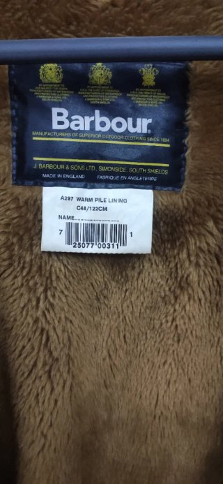 Forro Chaleco Barbour Marrón/Verde