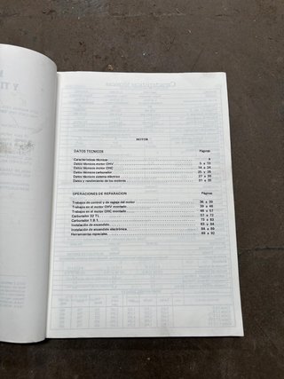 Manual Taller Opel Corsa Tomos I y II - Junio 1983