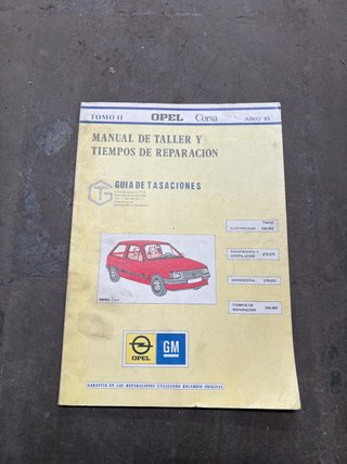 Manual Taller Opel Corsa Tomos I y II - Junio 1983