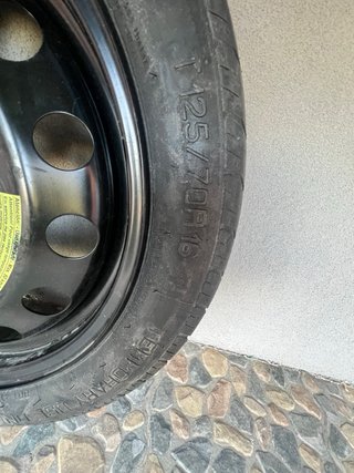 Rueda de repuesto galleta 125/70R16