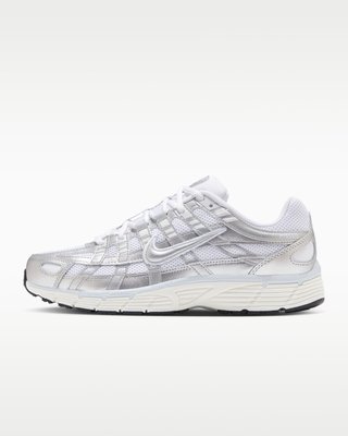 Zapatillas Nike P-6000 Plata y Blanco