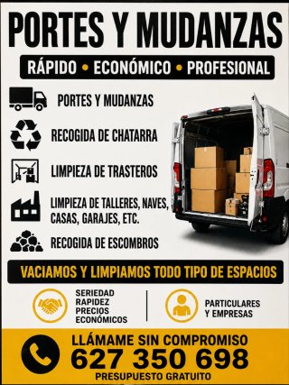 Servicio de portes y mudanzas
