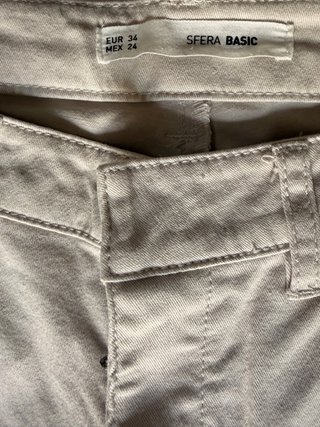 Pantalón chino Sfera beige talla 34